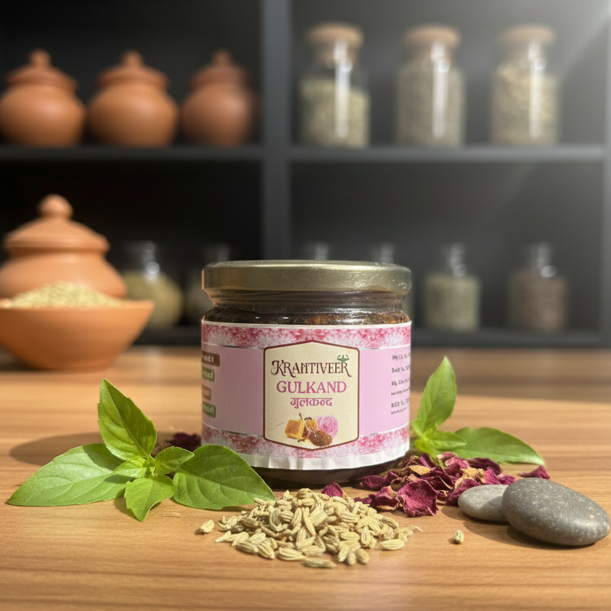 Krantiveer Gulkand 300gm (क्रांतीवीर गुलकंद)