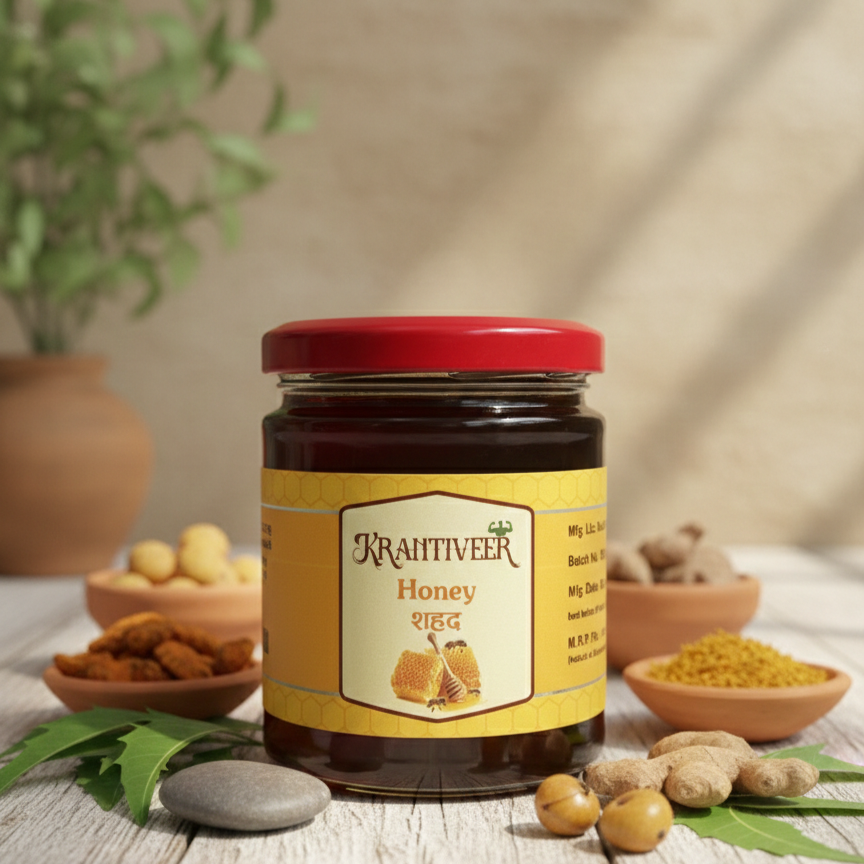 Krantiveer Pure Honey 300gm (क्रांतीवीर शुद्ध शहद)