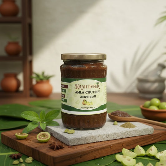 Krantiveer Amla Chutney 600gm (क्रांतीवीर आंवला चटनी)